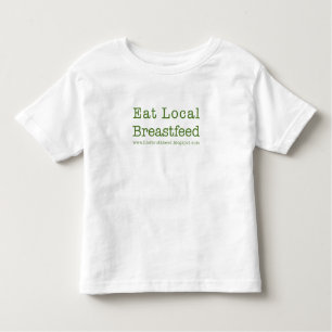 T-shirt Pour Les Tous Petits Mangez les enfants en bas âge locaux