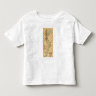 T-shirt Pour Les Tous Petits Marais de sel et carte de terres de marée