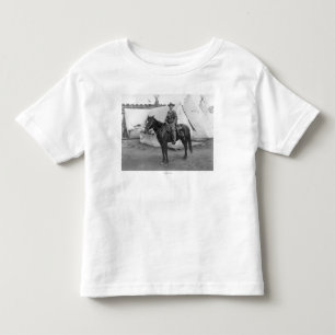 T-shirt Pour Les Tous Petits Martha "Calamity Jane" jaune canari à cheval