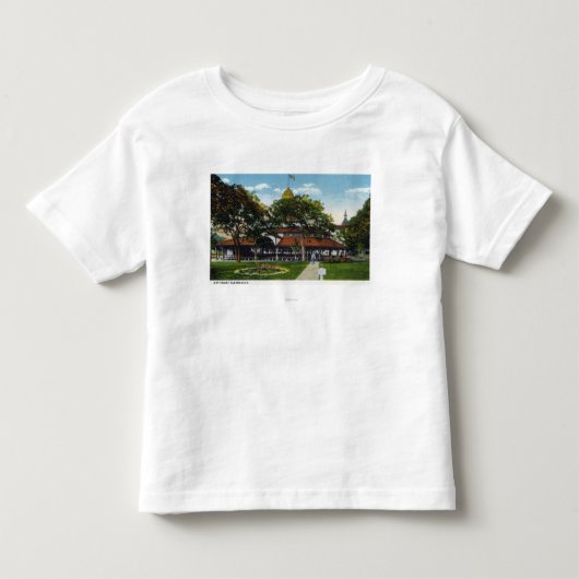 T-shirt Pour Les Tous Petits Martha's Vineyard, vue de méthodiste (Devant)