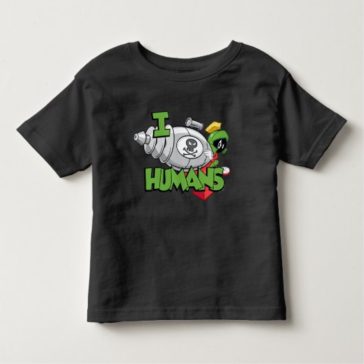 T-shirt Pour Les Tous Petits MARVIN THE MARTIAN™ I Laser Humains (Devant)