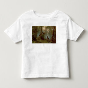 T-shirt Pour Les Tous Petits Matin dans une forêt de pin, 1889