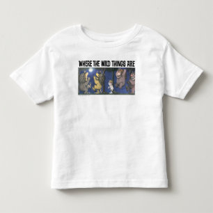 T-shirt Pour Les Tous Petits Max et les créatures sauvages dansant au clair de 