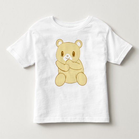 T-shirt Pour Les Tous Petits Me serrer l'ours (Devant)