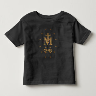 T-shirt Pour Les Tous Petits Médaille miraculeuse, Médaille de Notre-Dame de