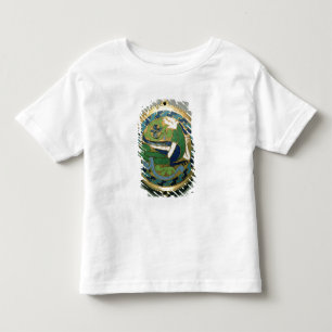 T-shirt Pour Les Tous Petits Médaillon dépeignant un dragon, Français, de