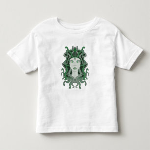 T-shirt Pour Les Tous Petits Medusa Gorgo Serpent Gorgone Monstre Mythologie Gr