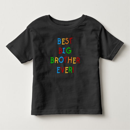T-shirt Pour Les Tous Petits Meilleur Grand Frère (Devant)