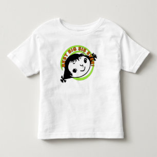 T-shirt Pour Les Tous Petits Meilleur Grand Sis Rétro