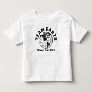 T-shirt Pour Les Tous Petits Membre de Team Earth depuis 2019 Kids Tee