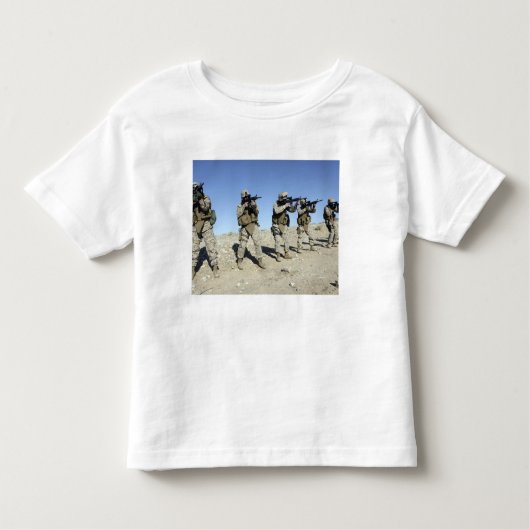 T-shirt Pour Les Tous Petits Membres de l'équipe de transition militaire (Devant)