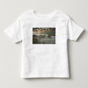 T-shirt Pour Les Tous Petits Mer des Caraïbes, Îles Caïmans. Vagues déferlante
