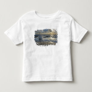 T-shirt Pour Les Tous Petits Mer des Caraïbes, Îles Caïmans. Vagues déferlante