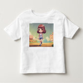 T-shirt Pour Les Tous Petits merde de tissu (Devant)