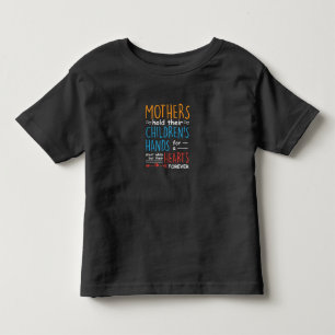 T-shirt Pour Les Tous Petits Mère Cadeau Les Mères Tiennent Leurs Enfants Mains