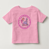 T-shirt Pour Les Tous Petits Mermaid 4e anniversaire Modifier Modifier Modifier (Devant)
