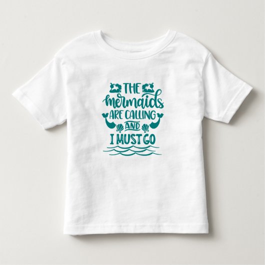 T-shirt Pour Les Tous Petits Mermaid Beach | Les sirènes appellent (Devant)