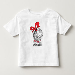 T-shirt Pour Les Tous Petits Merry Grinchmas Wreath