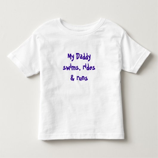 T-shirt Pour Les Tous Petits Mes bains de papa, monte et fonctionne (Devant)