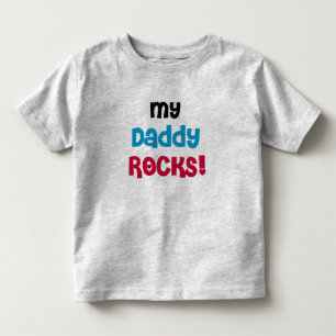 T-shirt Pour Les Tous Petits Mes roches de papa