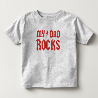 T-shirt Pour Les Tous Petits Mes roches de papa