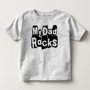 T-shirt Pour Les Tous Petits Mes roches de papa