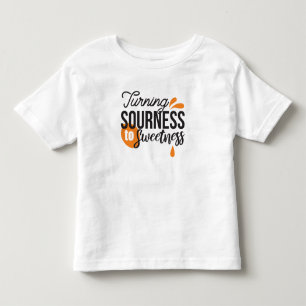 T-shirt Pour Les Tous Petits Message de vie positif - Transformer l'acide en su