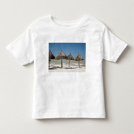 T-shirt Pour Les Tous Petits Mexique, péninsule du Yucatan, Progreso. Thatch (Devant)