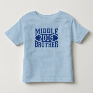 T-shirt Pour Les Tous Petits MIDDLE BROTHER 2009 (Bleu)