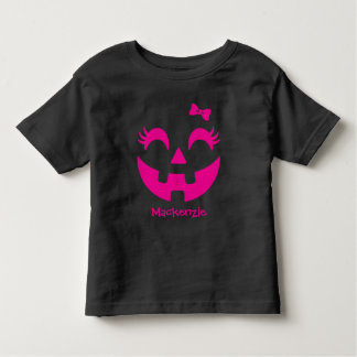 T-shirt Pour Les Tous Petits Mignon Citrouille d'Halloween Personnalisée