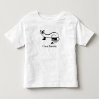Mignon J'aime FERRETS - Amoureux des animaux - Nat