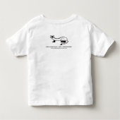 T-shirt Pour Les Tous Petits Mignon J'aime FERRETS - Amoureux des animaux - Nat (Dos)