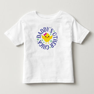 T-shirt Pour Les Tous Petits Mignons papas Autres Chick Jaune Amusant
