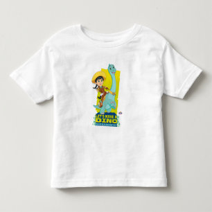 T-shirt Pour Les Tous Petits Min & Clover   Faire une différence Dino