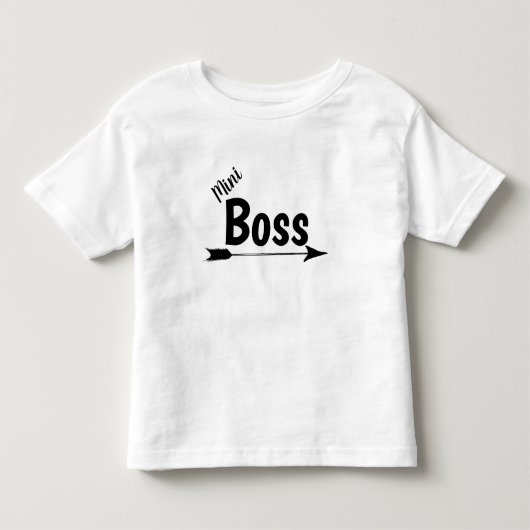 T-shirt Pour Les Tous Petits Mini Boss (Devant)
