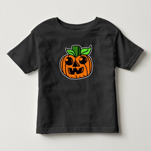 T-shirt Pour Les Tous Petits Mini citrouille (Devant)