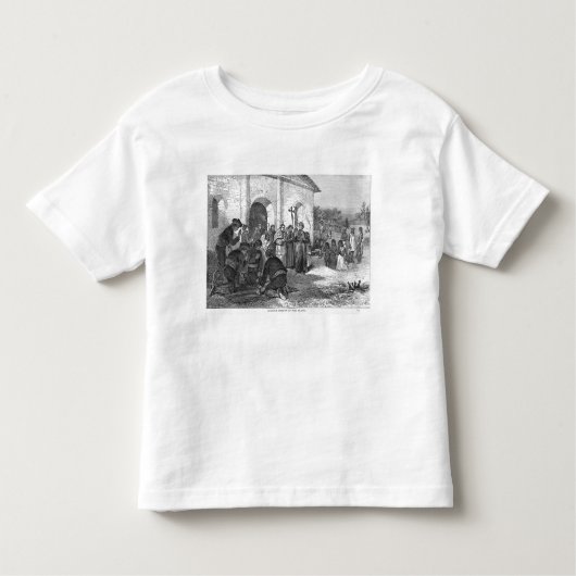 T-shirt Pour Les Tous Petits Mission espagnole d'Alamo (Devant)