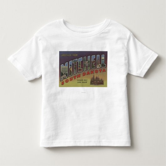 T-shirt Pour Les Tous Petits Mitchell, le Dakota du Sud - grandes scènes de (Devant)