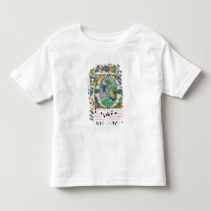 T-shirt Pour Les Tous Petits Mme 515 f.1r l'ébauche miraculeuse des poissons,