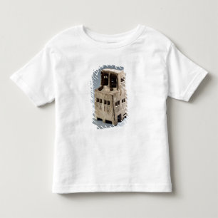 T-shirt Pour Les Tous Petits Modèle d'une maison (chaux)