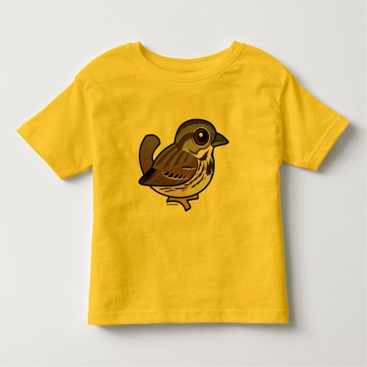 T-shirt Pour Les Tous Petits Moineau de chanson de Birdorable (Devant)