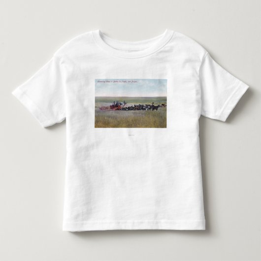 T-shirt Pour Les Tous Petits Moisson de la scène de blé (Devant)