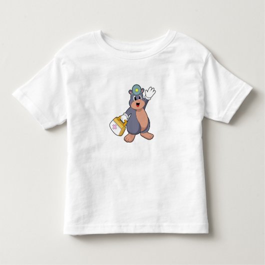 T-shirt Pour Les Tous Petits Mole as Nurse with First aid kit.PNG (Devant)