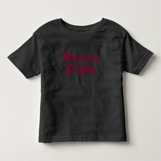 T-shirt Pour Les Tous Petits Mommies Enabler (Devant)
