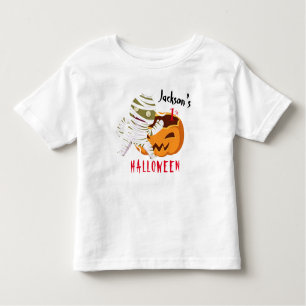 T-shirt Pour Les Tous Petits Mon 1er Fantôme Citrouille d'Halloween personnalis