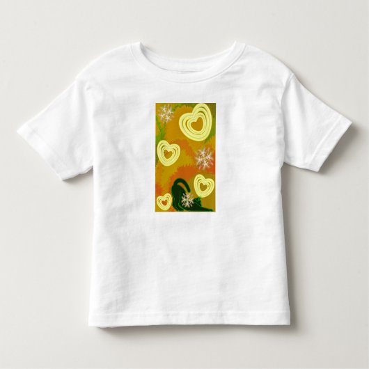 T-shirt Pour Les Tous Petits Mon amour pour mon chat (Devant)