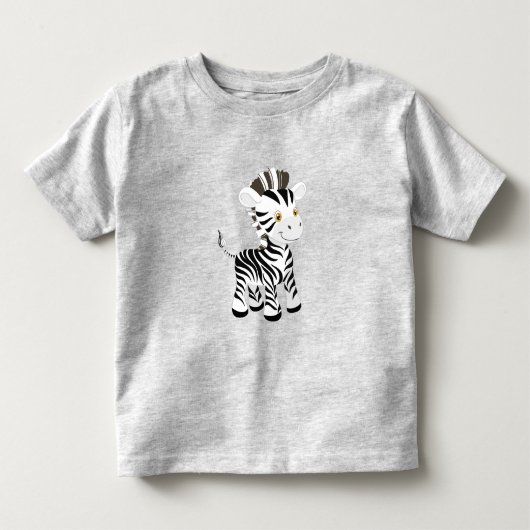 T-shirt Pour Les Tous Petits Mon bébé Zebra (Devant)