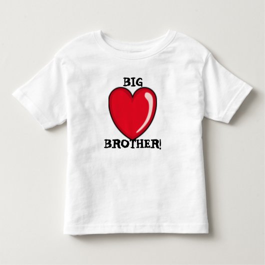 T-shirt Pour Les Tous Petits mon coeur, BIGBROTHER ! (Devant)