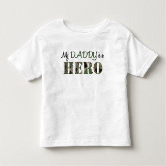 T-shirt Pour Les Tous Petits Mon DADDY est un HERO