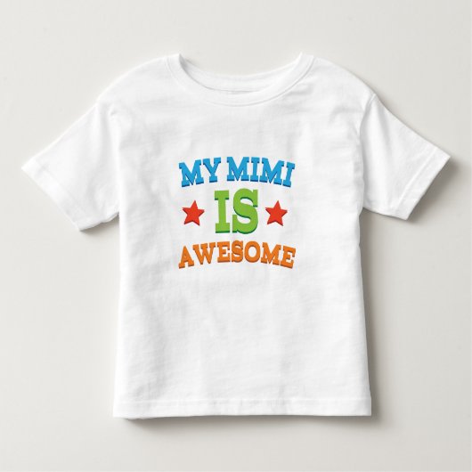 T-shirt Pour Les Tous Petits Mon Mimi est impressionnant (Devant)